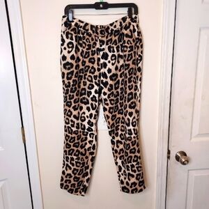 BANANA Republic Hayden animal print Ankle length pants